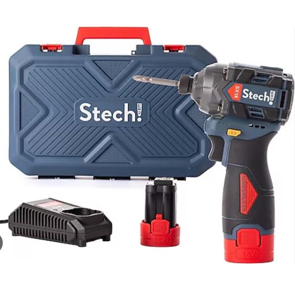 STECH - SX18 SOMUN SÖKME 16V 2*2AH
