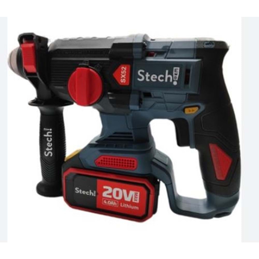 STECH - SX52 DARBELİ HİLTİ 20V 2*4AH