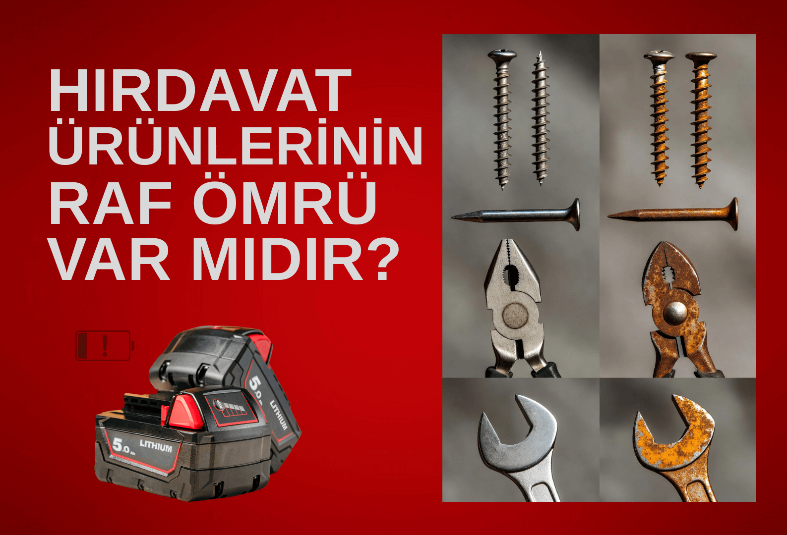 Hırdavat Ürünlerinin Raf Ömrü Var Mıdır?