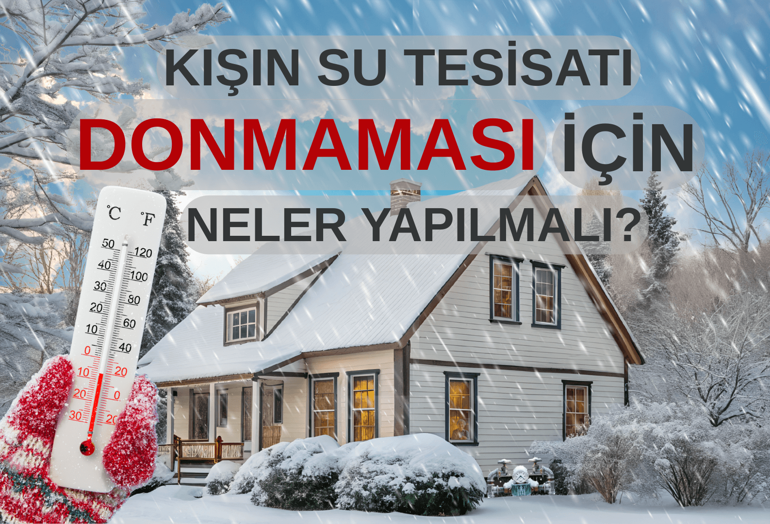 Kışın Su Tesisatı Donmaması İçin Neler Yapılmalı?