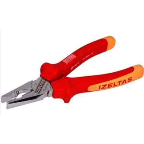 İZELTAŞ - 1000V İZOLELİ ELEKTRİKÇİ KOMBİNE PENSE 160 MM KOD:3020126160